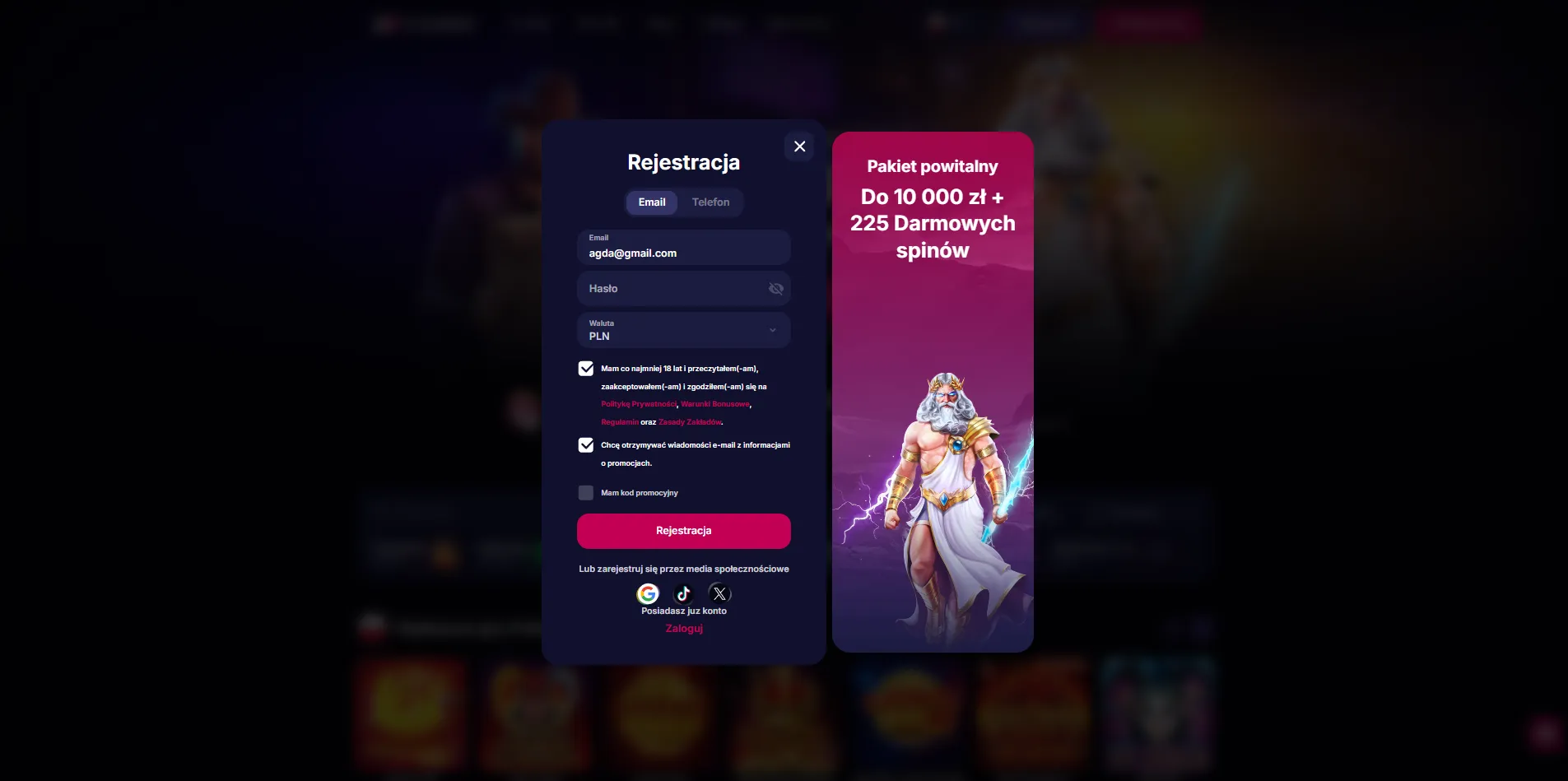 NV Casino kod promocyjny i warunki obrotu